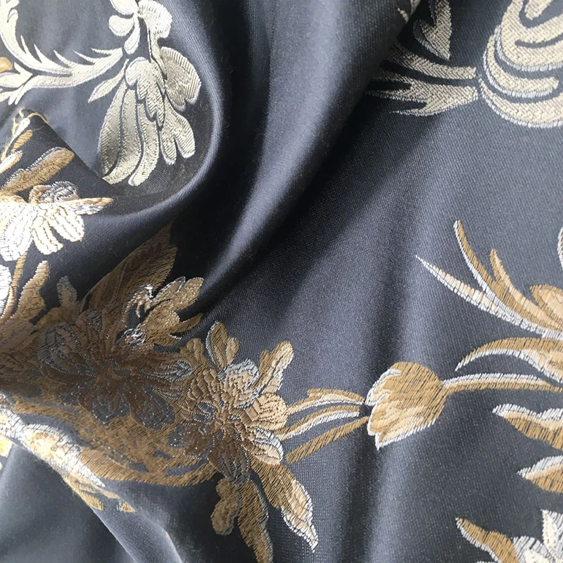 Chinese jacquard fabric pillow jacquard brocade silk fabric sand release home textile fabric