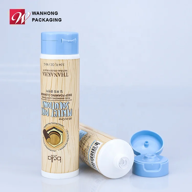 
Wholesale Plastic Squeeze Empty PE Cream Packing Tube For Cosmetic 