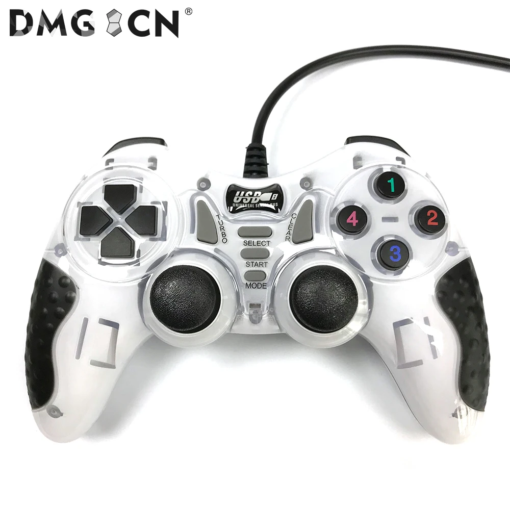 Wired USB Controller Gamepad For PC Computer With Vibration For Win Vista