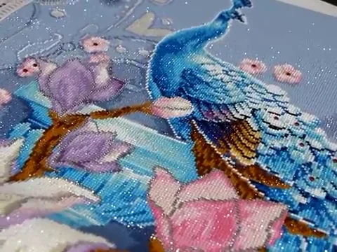 New Design Pop Diamond Painting Kit Art Home Decoration Peacock Full Round Drills Diamond Painting