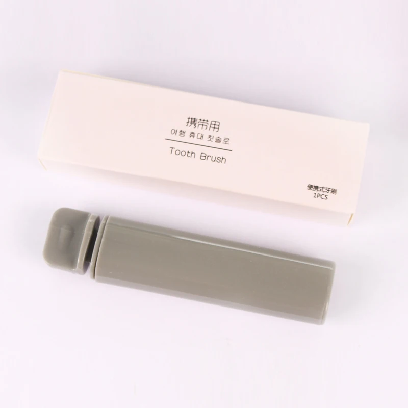 Portable Folding Soft Adult Travel Toothbrush For Travel Camping Hiking Outdoor OEM