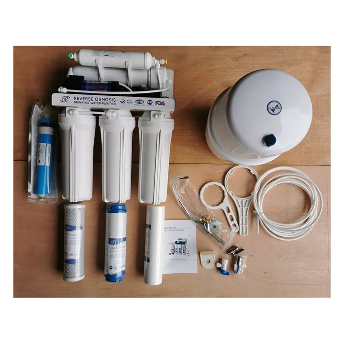 China Reverse Osmosis Drinking Water Filter System Purification  Wholesale ro plant 75gpd RO Home Plant