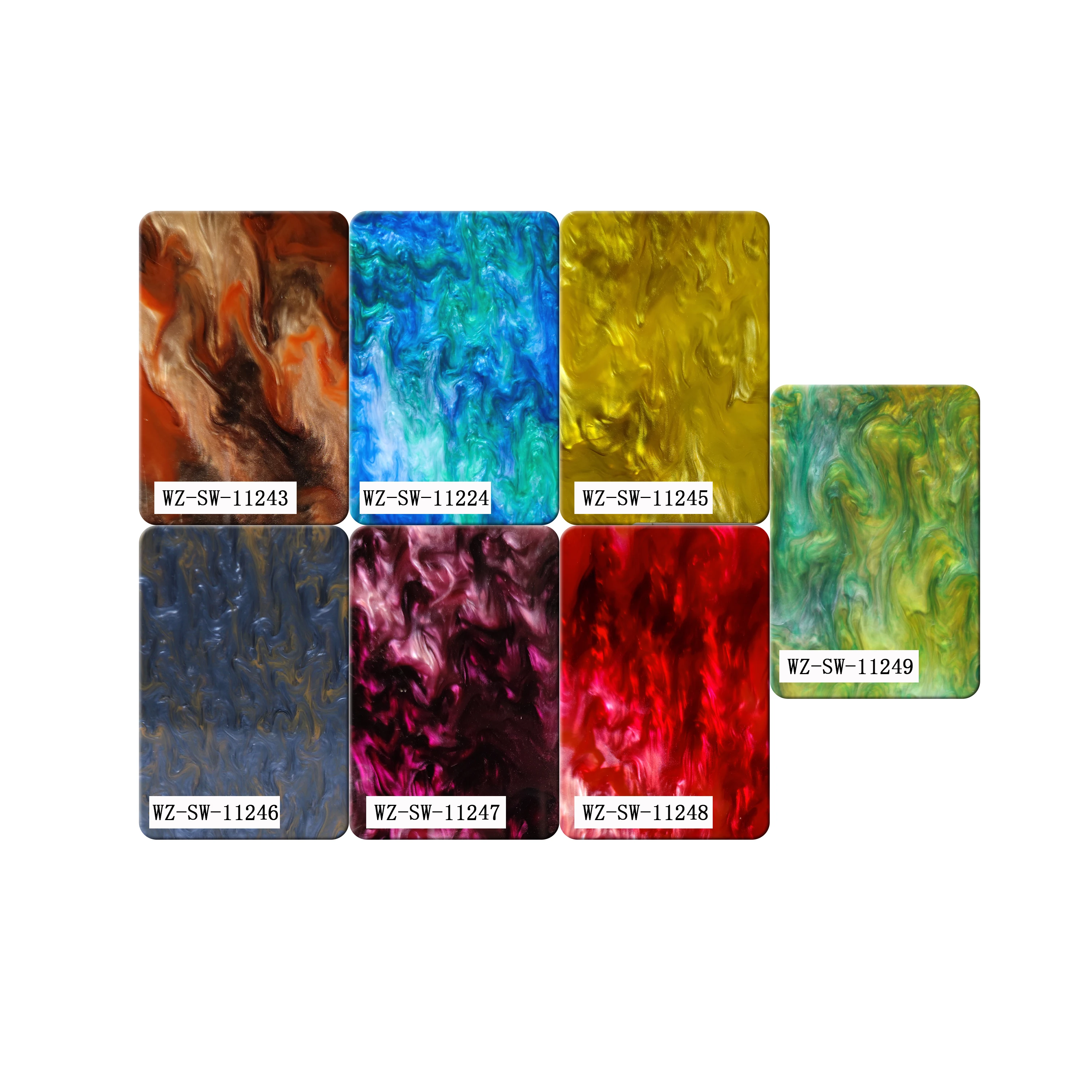 Plastic Sheet CNC Laser Cutting Colorful Acrylic Sheet 2mm Acrylic Glitter Sheets12x24