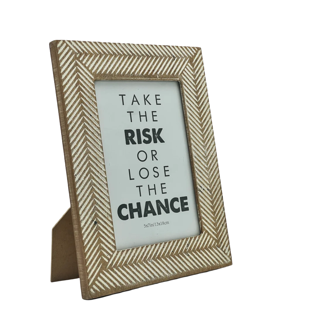 Hand Carved Design MDF Wood Burnt white Color Photo Frame Wall Mount decorative 5X7 Picture Frame For Wholesale Bulk Buyers