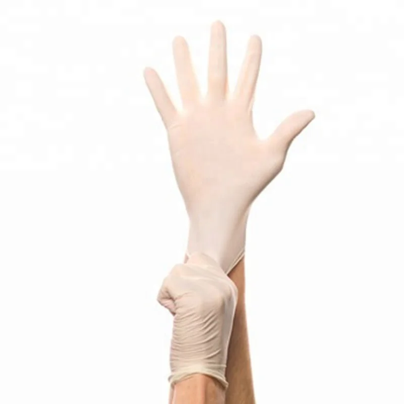 Custom Latex Examination Glovees Disposable Latex Glovees Powder Free Factory Direct Sale Price Cleanroom Latex Glovees