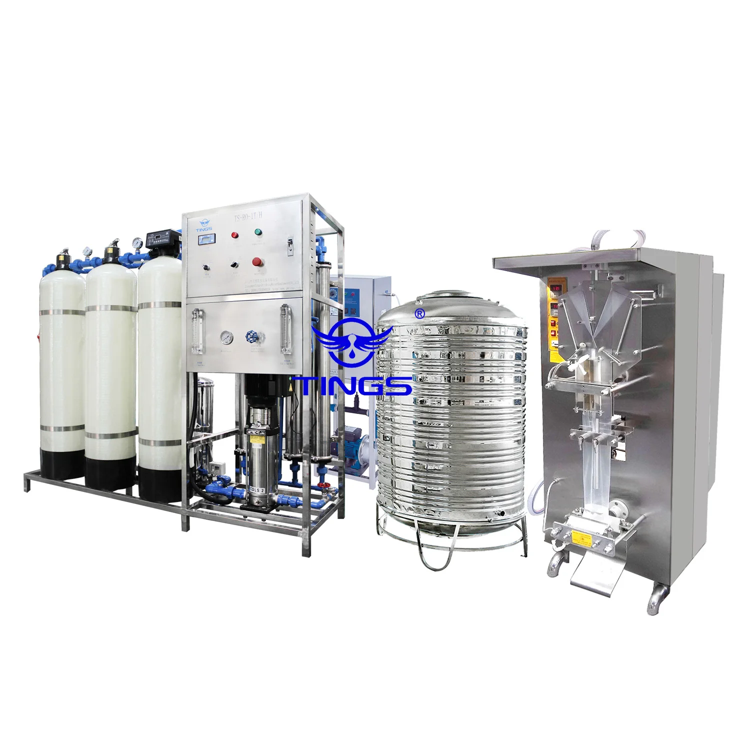 sachet water filling packing machine automated production line