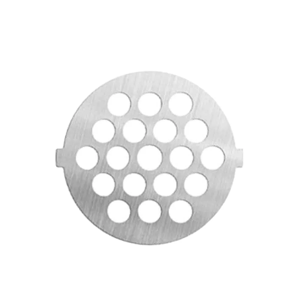 Durable Easy Install Meat Grinder Blades Stainless Steel Cutting Vegetables Restaurant Round Discs Replacement Parts With Hole