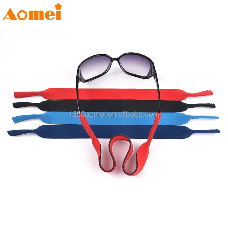AOMEI Stock Floating Eyeyeglass Neck Strap Neoprene Blank Sport Sunglasses Glasses Eyewear Cord String Rope floating Stable Line