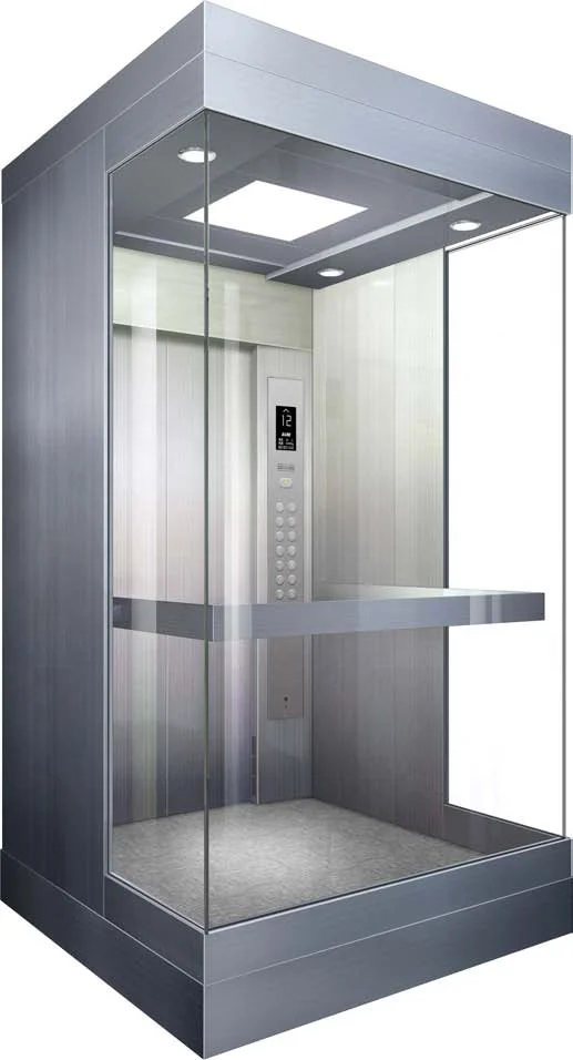 Panoramic Passenger Elevator for 8 to 26 Persons/630kg to 2000kg