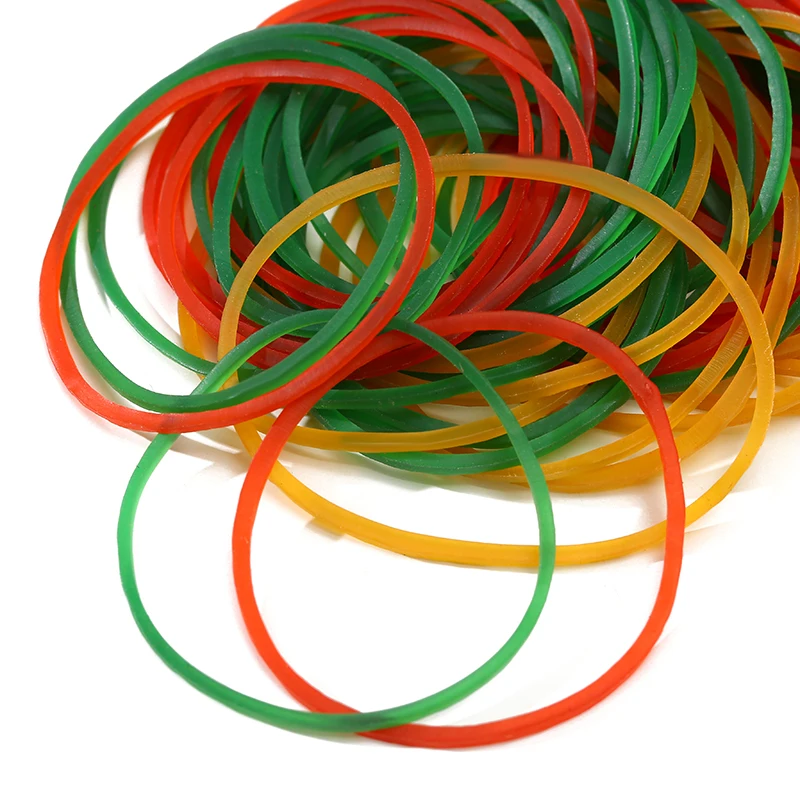 High Quality natural transparent color rubber band for office school