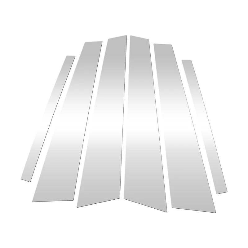 Suitable for 09-15 BMW 7 Series F02 modified car door center pillar trim, window B pillar body bright strip