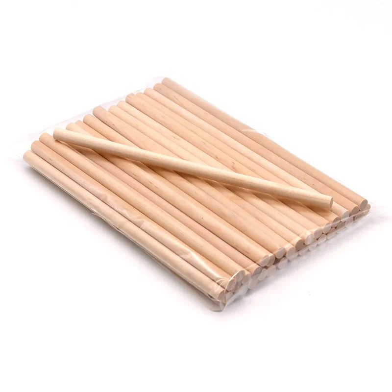 Dalian 114mm China Branded Round Birch Wood Wooden Ice Lolly Sticks