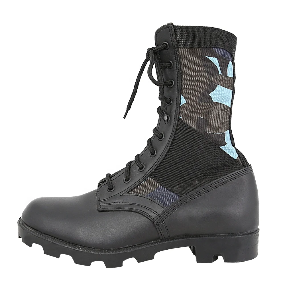 
Doublesafe security waterproof leather Molded Sole army combat boots military black for men 