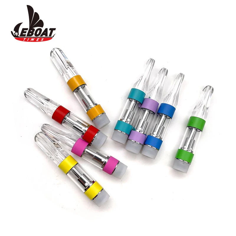 
Eco friendly PCTG cbd tank ceramic coil 1.0ml no leak iso 9001 vape cartridge 