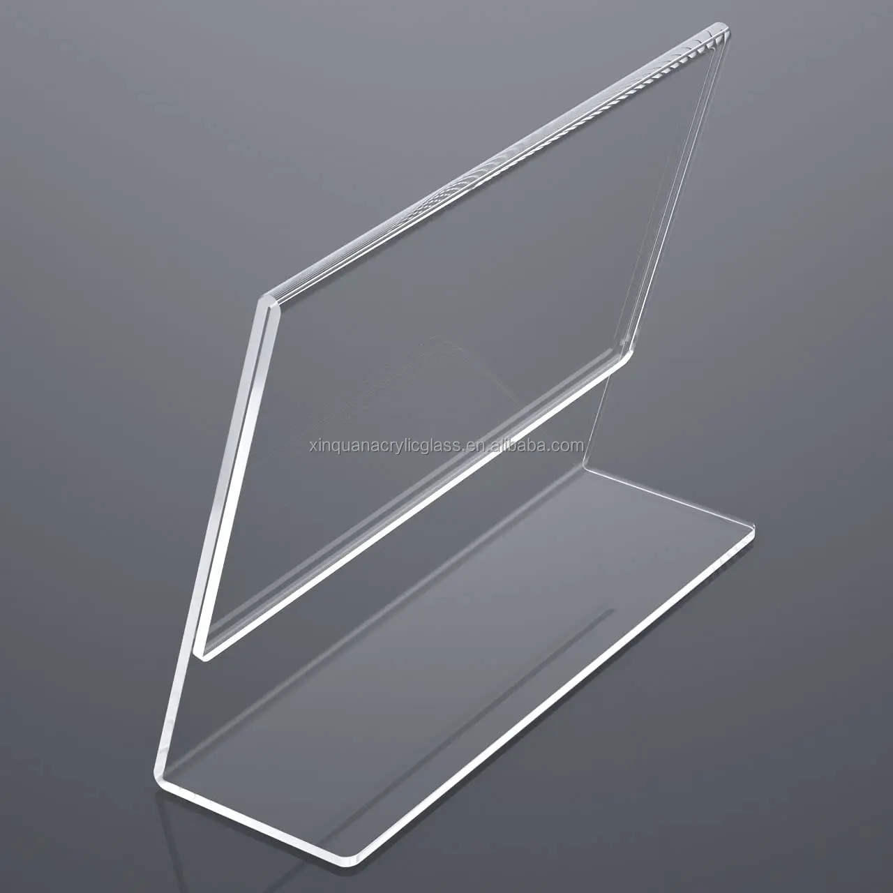 Custom Size Clear Acrylic Shelf Price Talker Sign Display Label Card Holder Acrylic Shelf Talker Holder