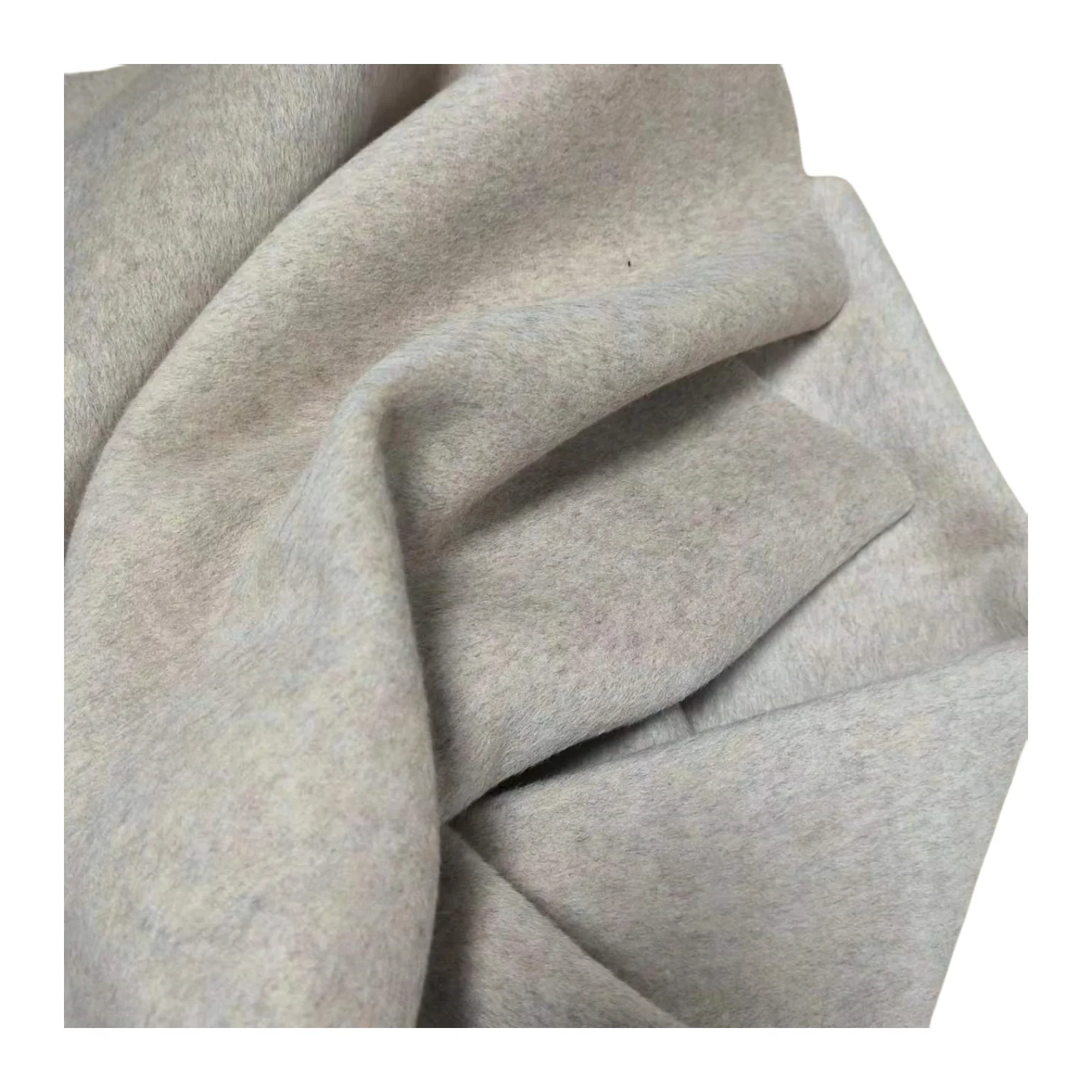 wool fabric melange camel  double-faced top dyed warm heavy coats for men women boys girls jackets in cold winter collection