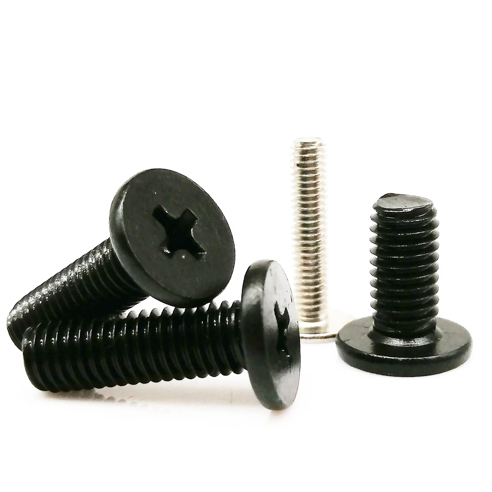 M1.2 M1.4 M1.6 M2 M2.5 M3 M4 Mini Small Phillips Ultrathin Wafer Flat Head Screw Bolt for Laptop Notebook Phone Glasses