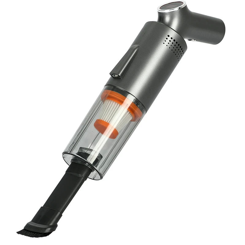 New Function Mini Portable Wireless Handheld Car Vacuum Cleaner With Light and Power Display