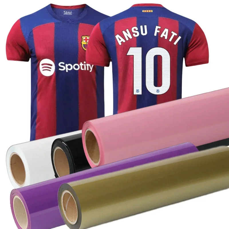 Cuttable Heat Transfer Pu Flex Premium Adhesive Htv Vinyl Rolls For Heat Transfer  Vinyl Sheets Film For T-Shirt Engraving