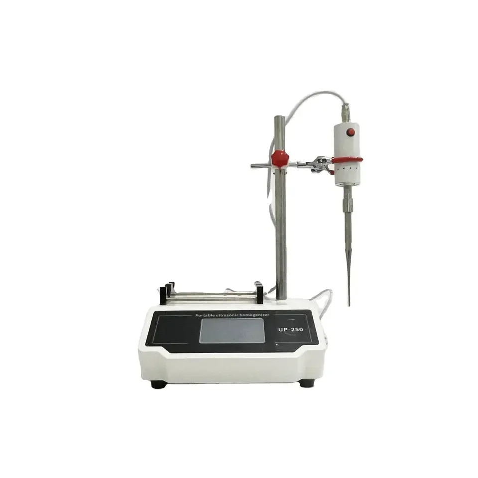 NADE 250W 0.5-100ml UP-250 Portable Automatic, manual ultrasonic homogenizer/Probe Sonicator/ultrasonicator