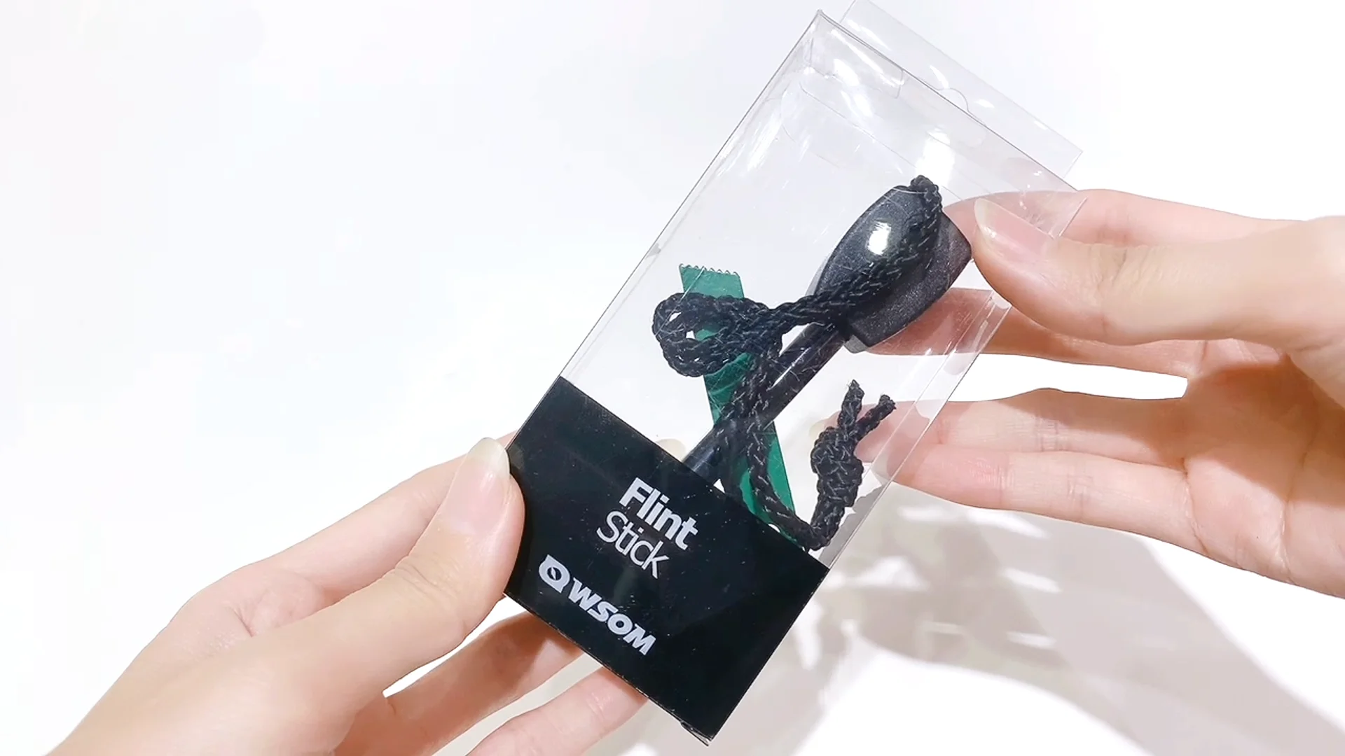 5/16 Inch Fire Starter Supplies Portable Mini Emergency Premium Survival Gear Firestick Firesteel with Green Striker