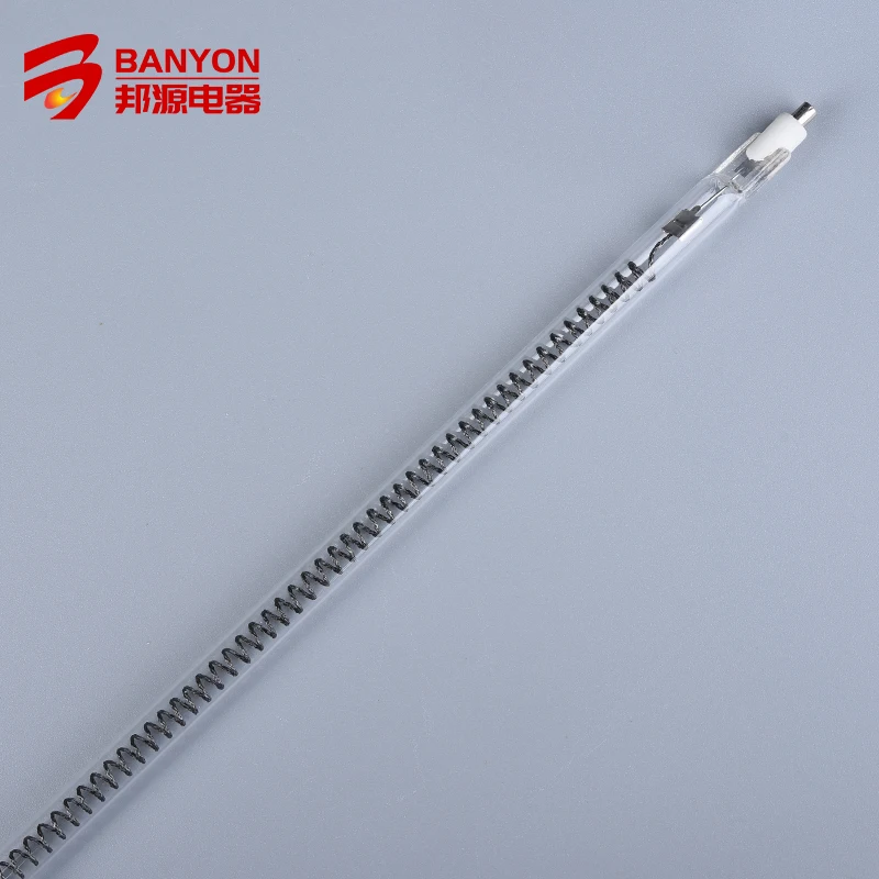 Customized High Quality Carbon Fiber Clearing Quartz Infrared Heating Tube for Electric Heaters Ovens Drying Equipment Therapy
