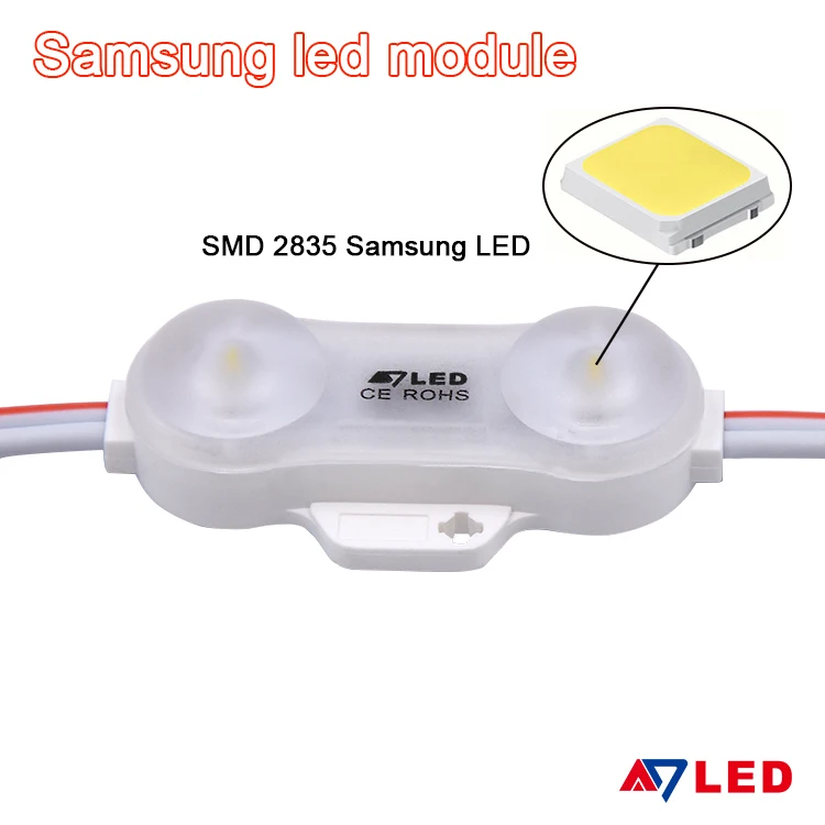 High Quality 170 Degree Lens Dc12v Smd 2835 0.72w Ultrasonic Injection Outdoor Led Module