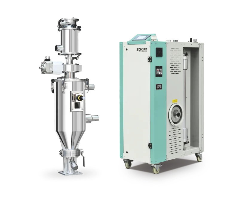 optical grade acrylic Plastic compact dehumidifying hopper dryer