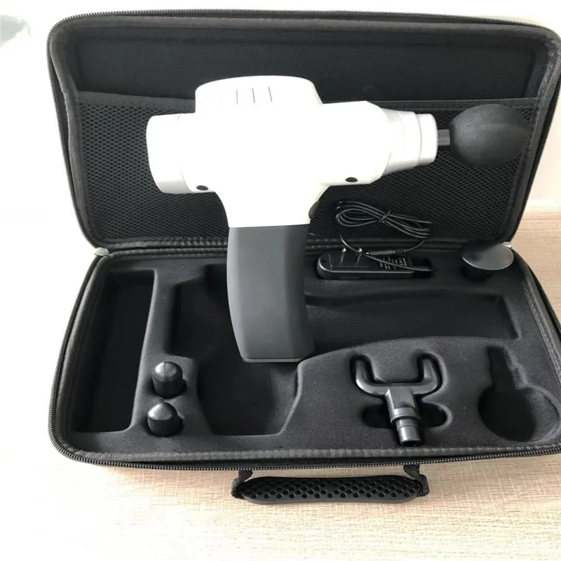 
portable personal percussion massage gun power gun vibration gun for health and fitness with travel case WE-8201 