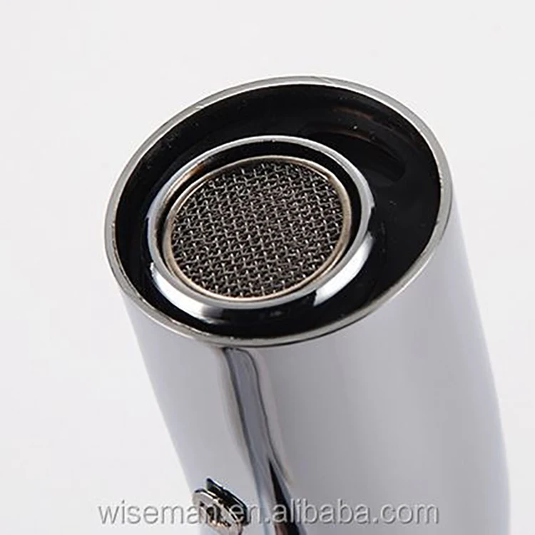 Factory customized high quality modern free touch wall mounted sensor tap bathroom sink induction faucet