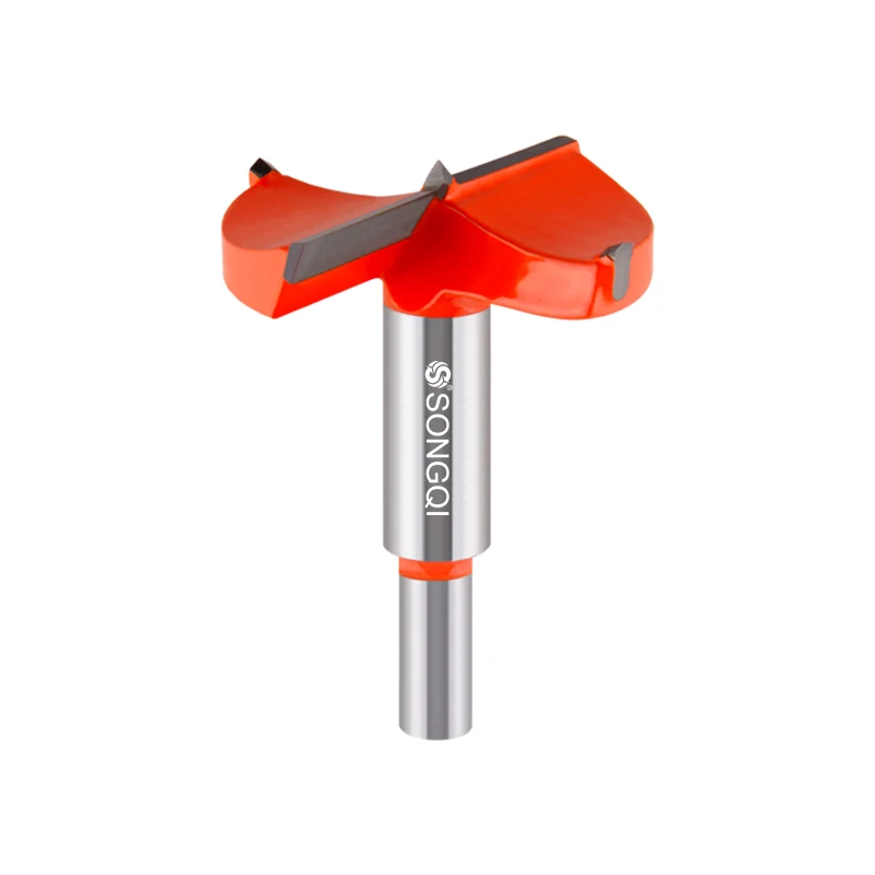 Factory YG8 Tungsten Carbide Tip TCT Wood Core Drilling Tools  Wood Hole Cutter Straight / Hex Shank Wood Hole Saw