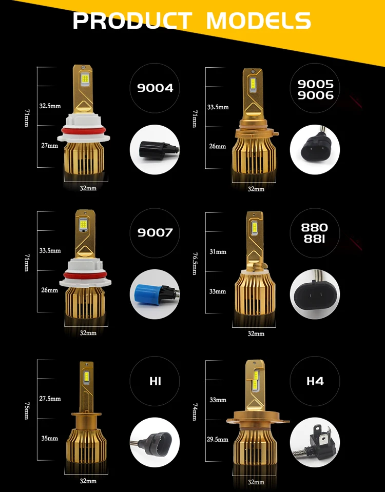  Автомобильные светодиодные фары h11 высокой мощности 12 в 24 В алюминиевая лампа r8 9012 автомобильные лампы водонепроницаемые вентиляторы охлаждающее освещение 110 Вт