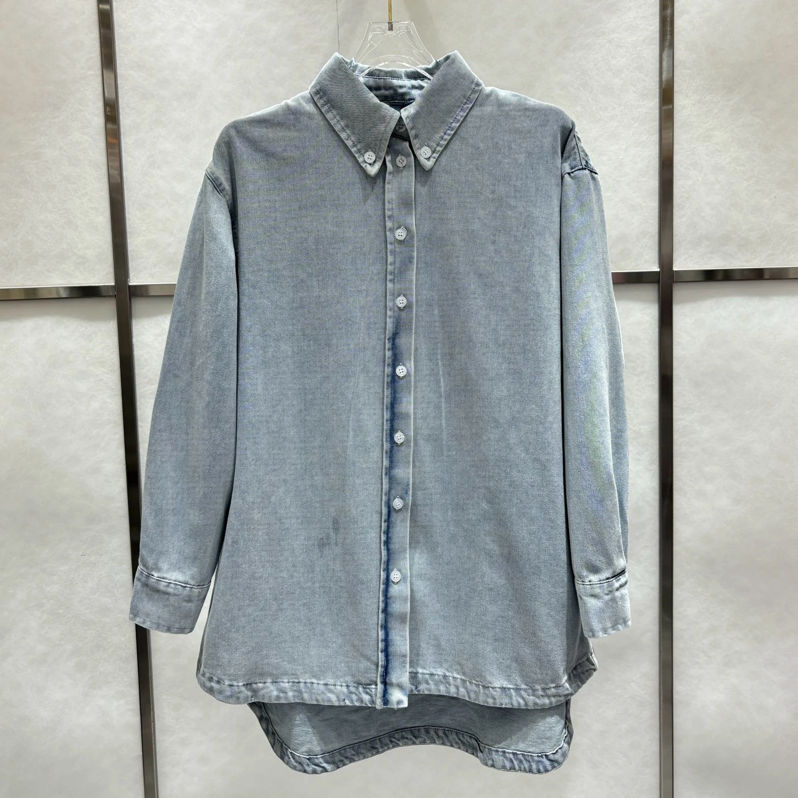 CONTACT ME 2024 elegant chic fashion cotton blouse white luxury designer shirts for women