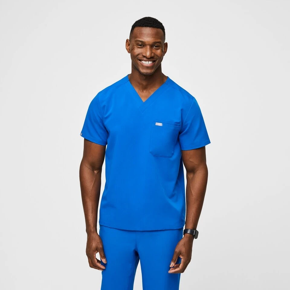 Custom  Fashionable Male Nurse Uniforms Stretch Scrub Uniform Nursing Sets Jogger Scrubs Uniforms Sets