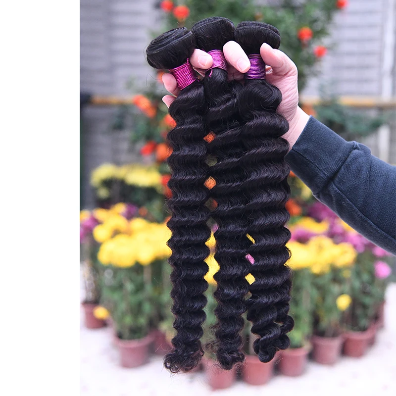 
Neitsi Deep Wave Brazilian Hair Bundles,Brazilian Human Hair Weave Bundle,Raw Virgin Brazilian Cuticle Aligned Hair 