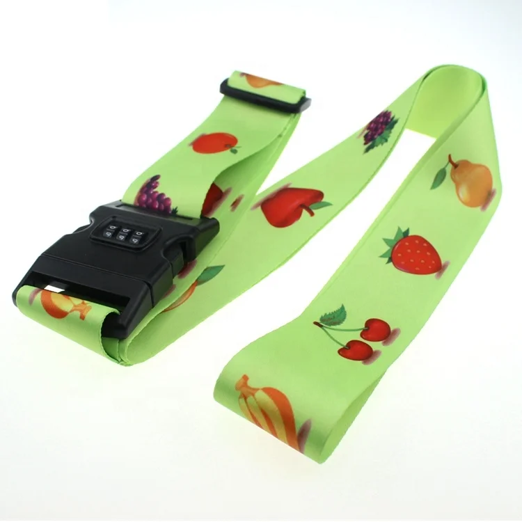 
Promotion Airport Colorful 5cm Sublimation Logo Luggage Belt 