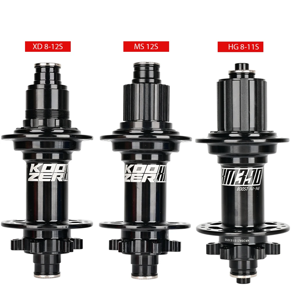 KOOZER XM390 BOOST 32H дисковый подшипник ступица для горного велосипеда Передняя Задняя Ступица с 6 болтами