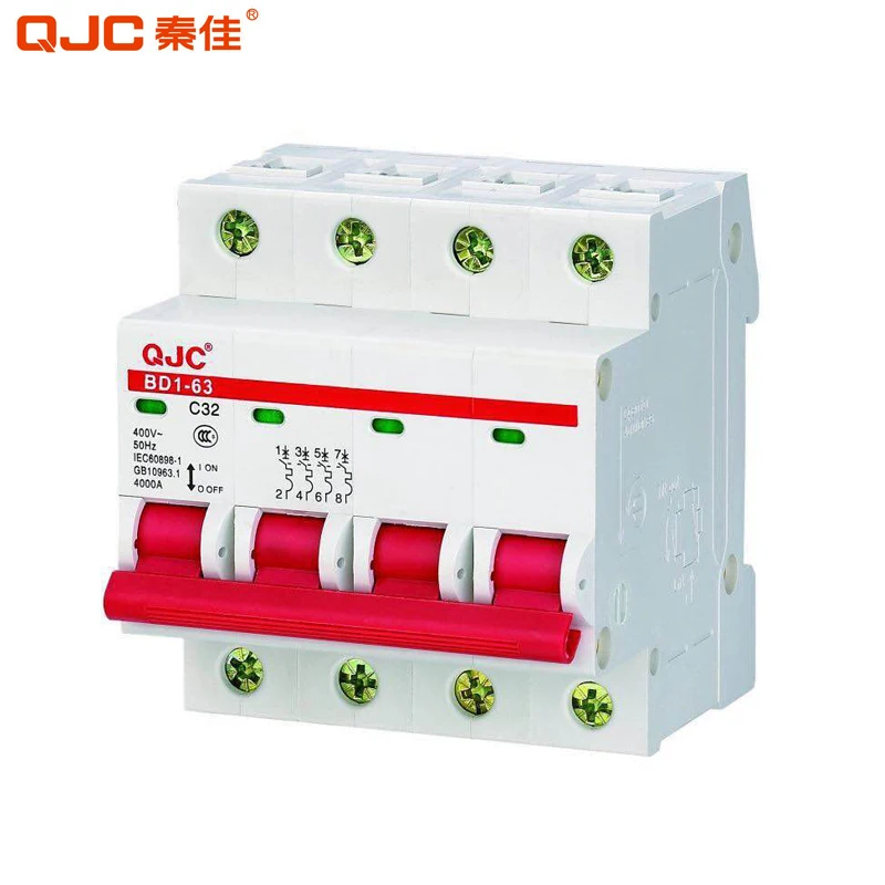  QJC поставить BD1-63 50 Гц 230/400V однополюсный 32A Автоматический выключатель