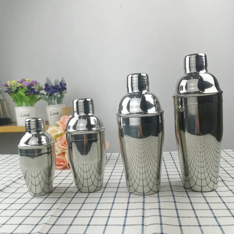 250ml 350ml 550ml 750ml wine shaker cup bar shaker stainless steel cocktail shaker
