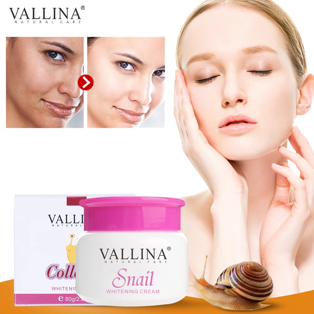 VALLINA skin care whitening anti aging organic face snail cream