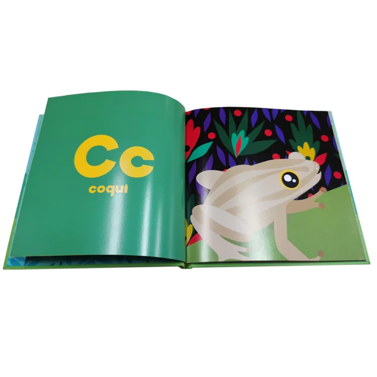  Factory deliver high quality coloring children hardback book printing sewing