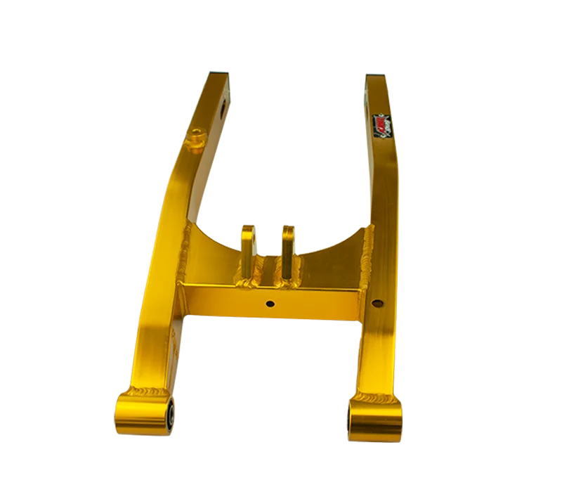Motorcycle rear suspension rear swing arm Y15-hollow-gold color