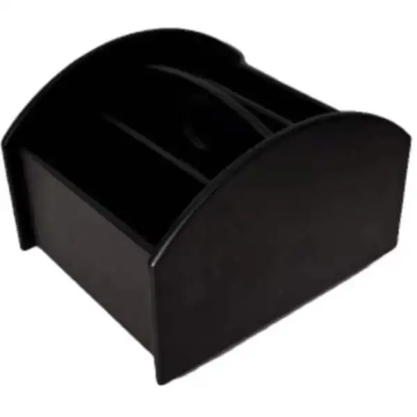 MDF black painting rotate home office desk organize