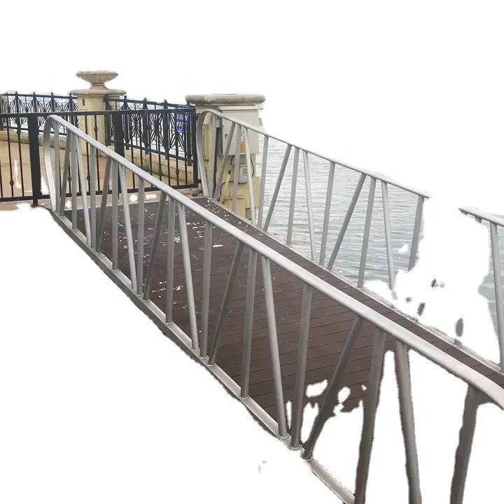 Marine ship gangway handrail floating walkway bridge ladder for sale