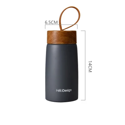 Feiyou small shaker cute 304 stainless steel vacuum insulated thermos flask water bottle with custom logo