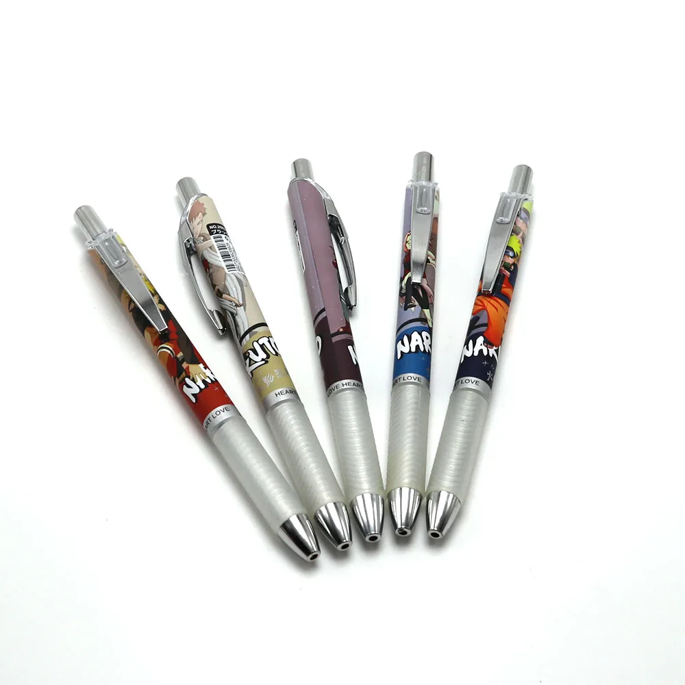 Hot sales plastic ball point pen heat transfer print gel ink pen with metal clip for promotion souvenir gifts