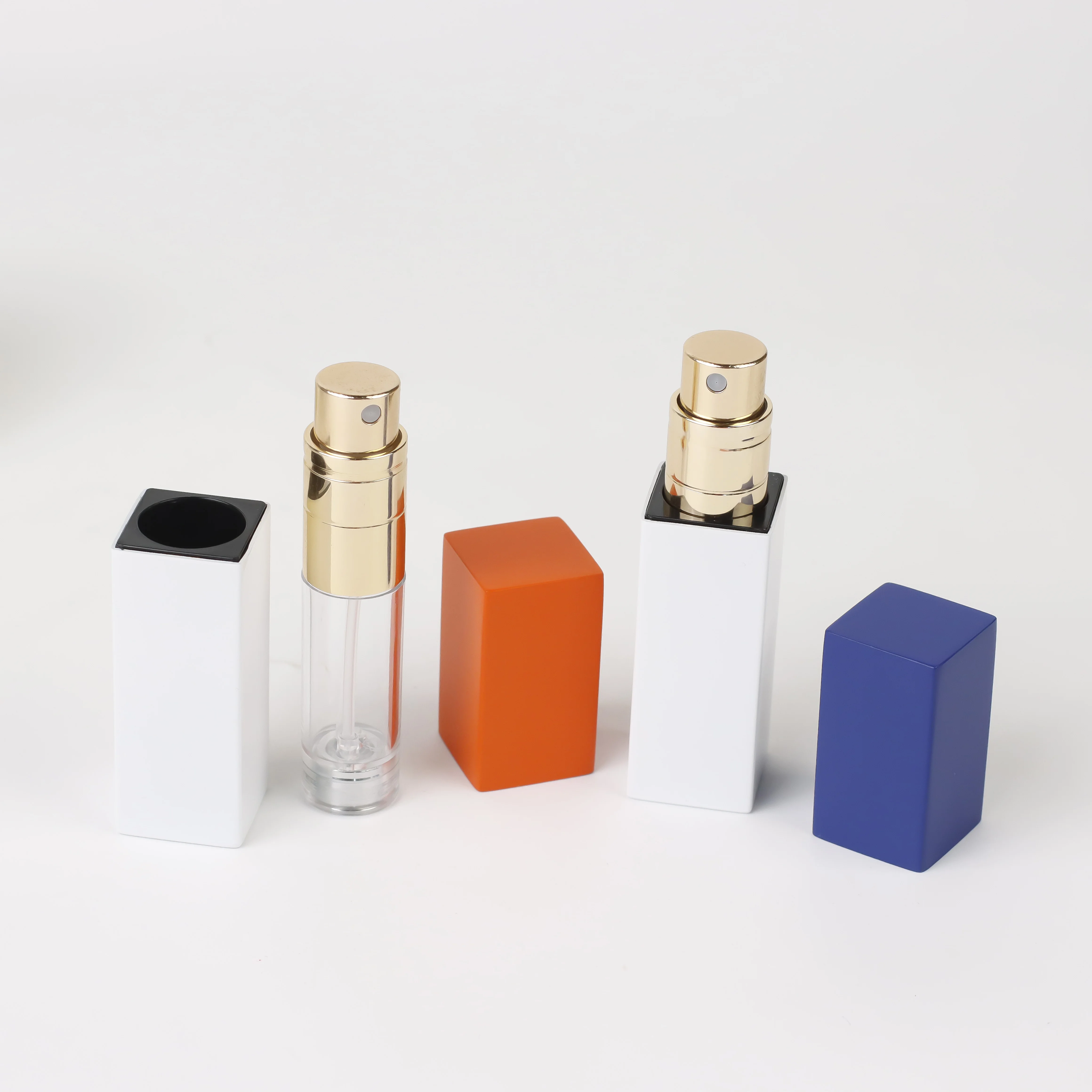 Empty 5ml Mini Refillable Travel Magnetic Perfume Bottle Vintage Atomizer Spray Bottles For Cosmetics