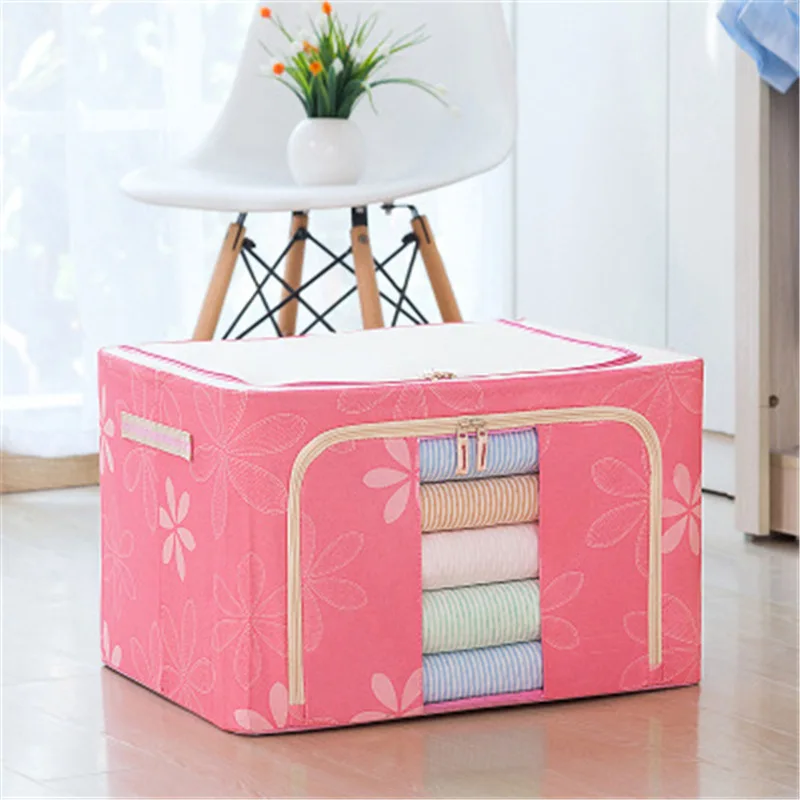 BN - 001: Yiwu MuJia Wholesale Waterproof  600D Oxford cloth storage box, beautiful storage box,foldable fabric storage box