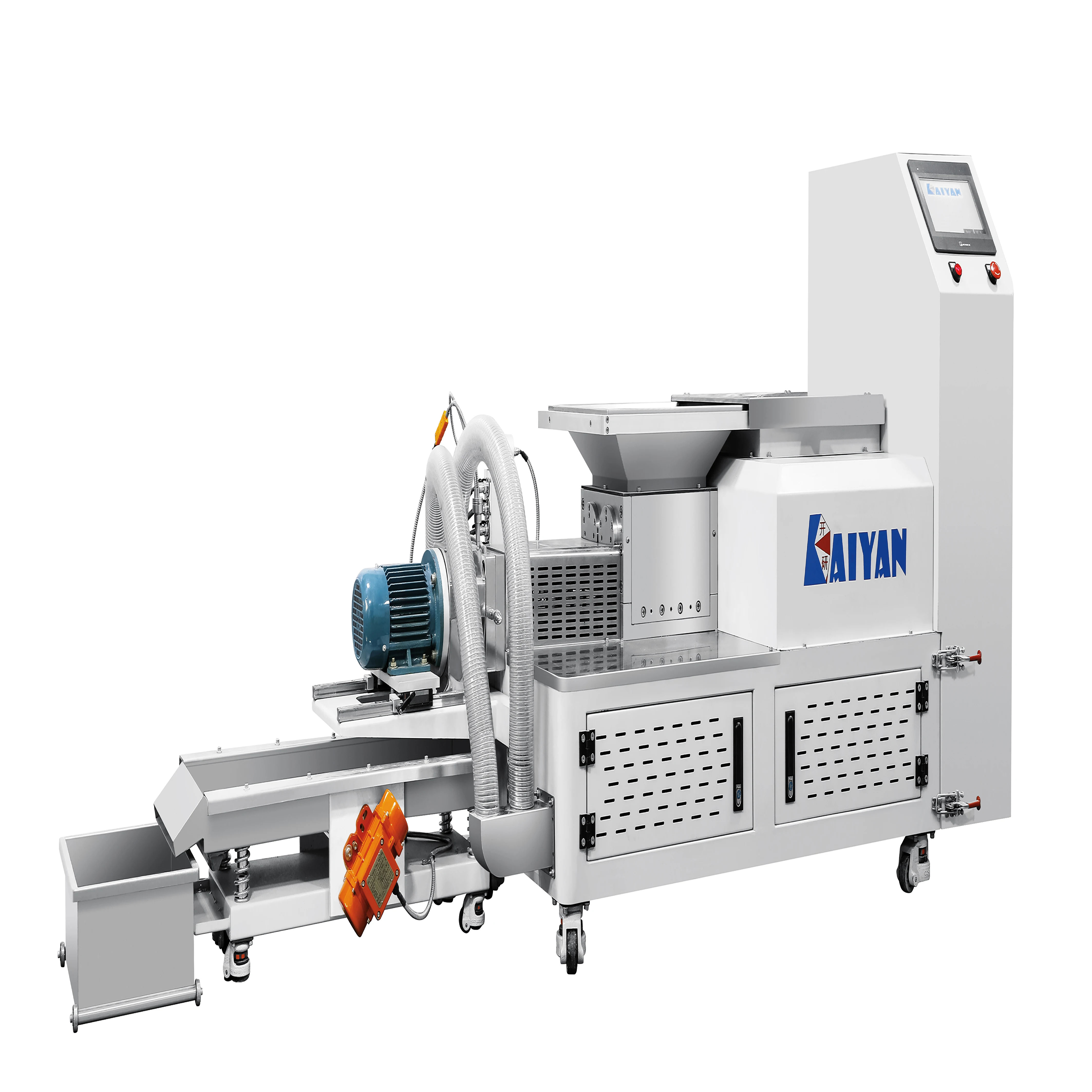 Double-Wrist Feeding Granulator  MIM  CIM exact granulators  metal granules