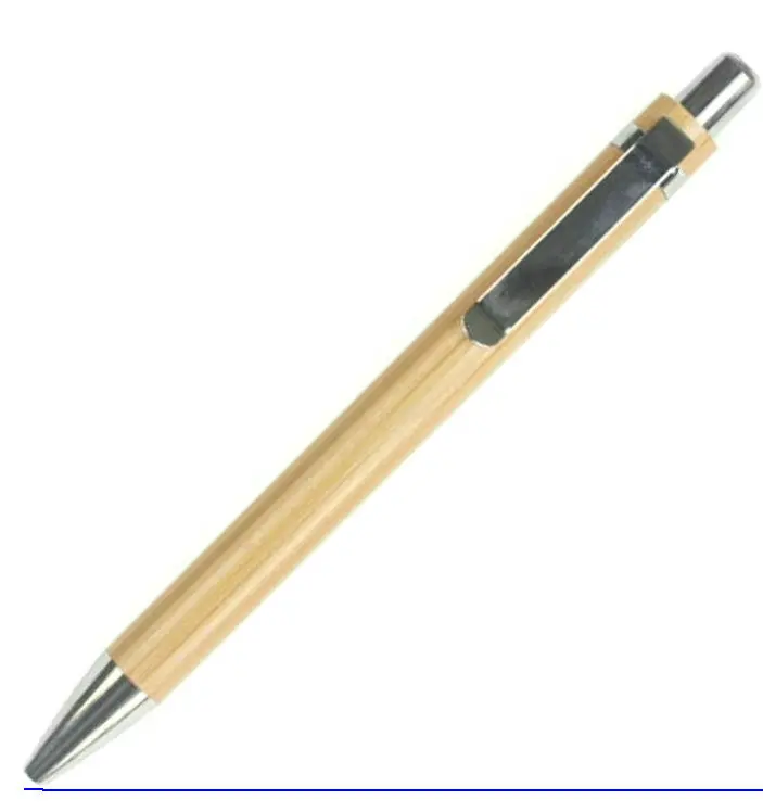 Bulk Wholesale Bamboo Press Ballpen novedades para importar Cheapest Receclable Engrave Logo Bamboo Click Pen